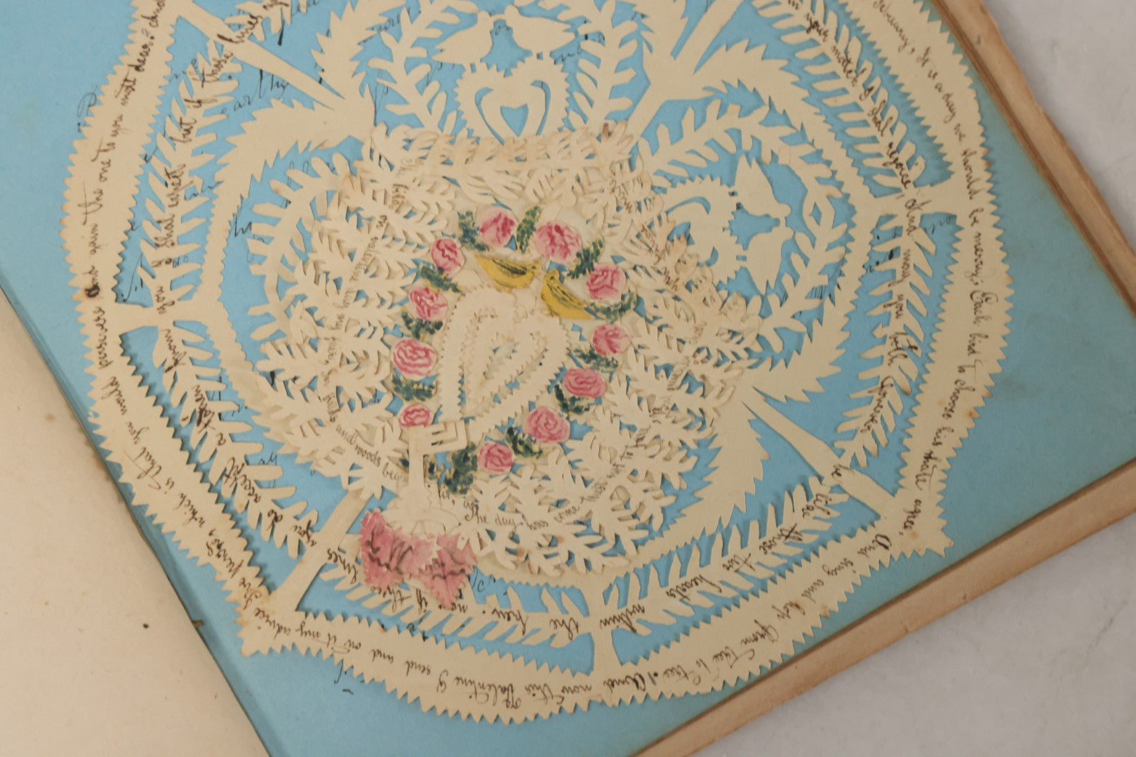 Lot 004 - Antique Victorian Autograph Souvenir Album, Published By J.C. Riker, New York, Presented To Sarah E. Wood By Her Friend D.A. Manter, With Many Inscriptions And Poems, Several Full Page Engraved Plates, New Hampshire, 1849-1885