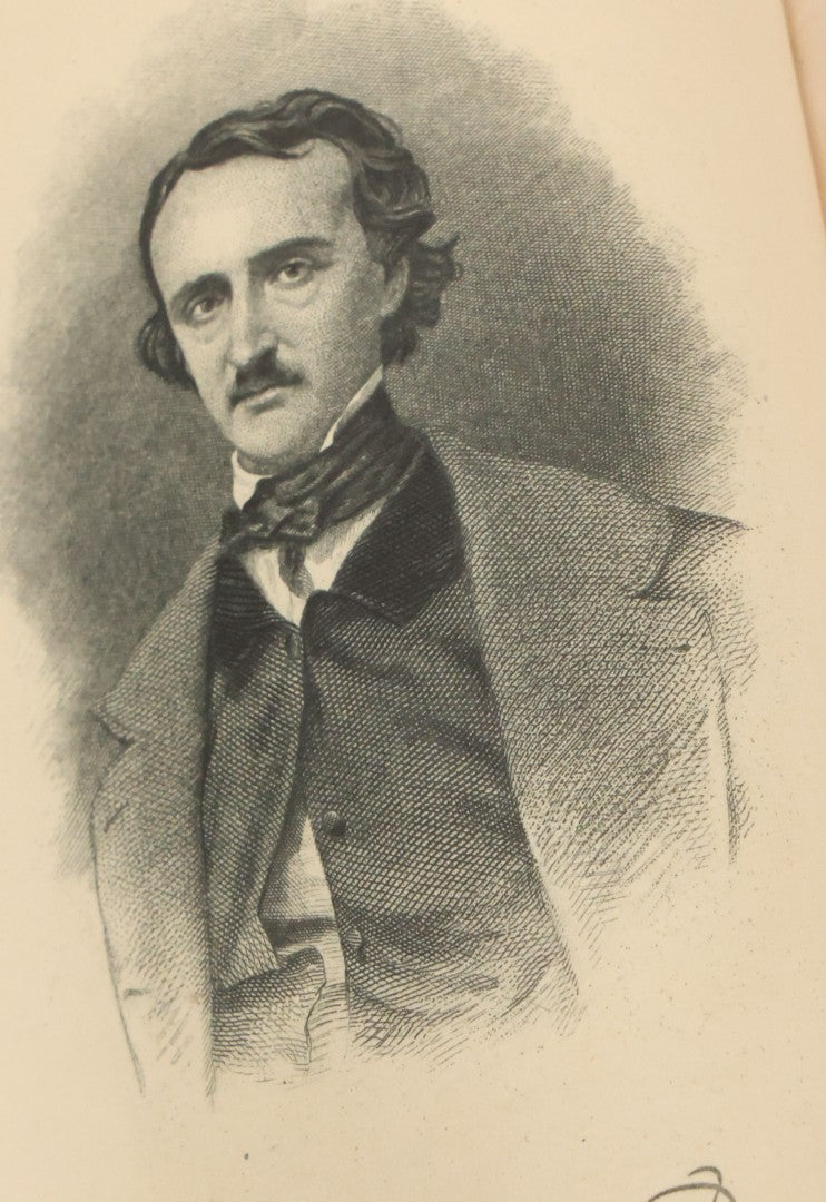 Lot 011 - Antique Ten Volume Book Set, The Complete Works Of Edgar Allan Poe, Illustrated, Copyright 1908, By The Werner Company, Akron, Ohio, Library Edition