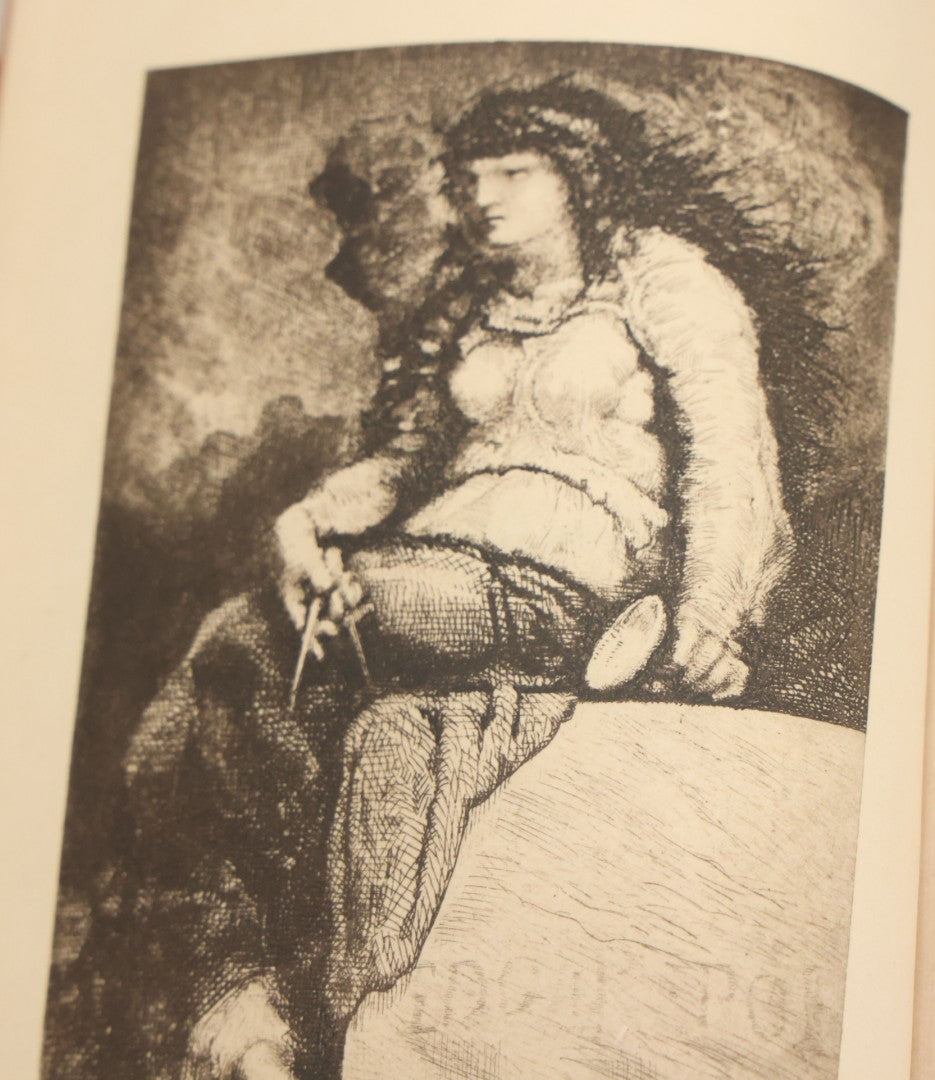 Lot 011 - Antique Ten Volume Book Set, The Complete Works Of Edgar Allan Poe, Illustrated, Copyright 1908, By The Werner Company, Akron, Ohio, Library Edition