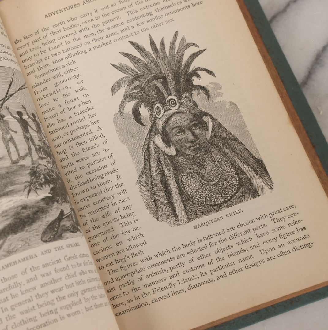 Lot 012 - "Earth, Sea, And Sky; Or The Marvels Of The Universe" Antique Natural History Book By Henry Davenport Northrop, With Over 300 Fine Engravings, L.P. Miller & Co., Publishers, Chicago & Philadelphia, 1887
