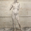 Lot 022 - Antique Anatomical Medical Human Body Chalkware Sculpture Statue, Manufactured By P.P. Caproni & Bro., Caproni Casts, Made In U.S.A., Boston, Note Heavy Wear And Losses, 23-1/2" H