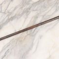Lot 006 - Antique Swagger Stick Bamboo Cane With Sterling Silver Faux-Branch Handle, Length 25"