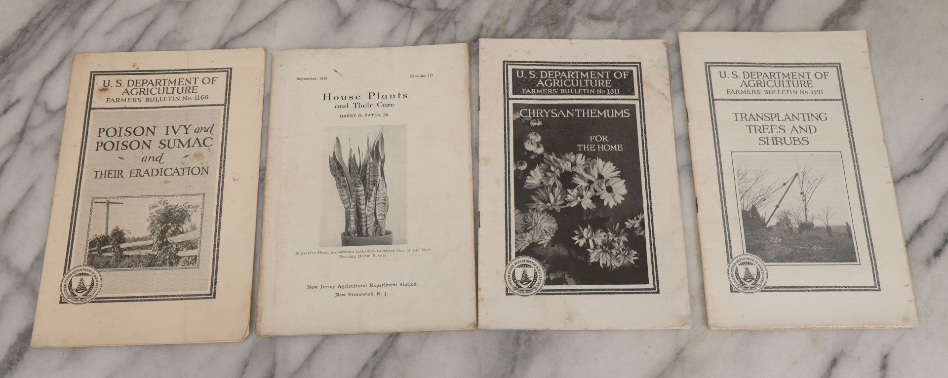 Union Pamphlets Examples Landscape Lot 067 - Grouping Of Four Agricultural Pamphlets Including