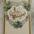 Lot 099 - Antique Embossed Valentines Postcard With Spider Web Design, "I Greet Thee, Valentine" Postmarked 1911