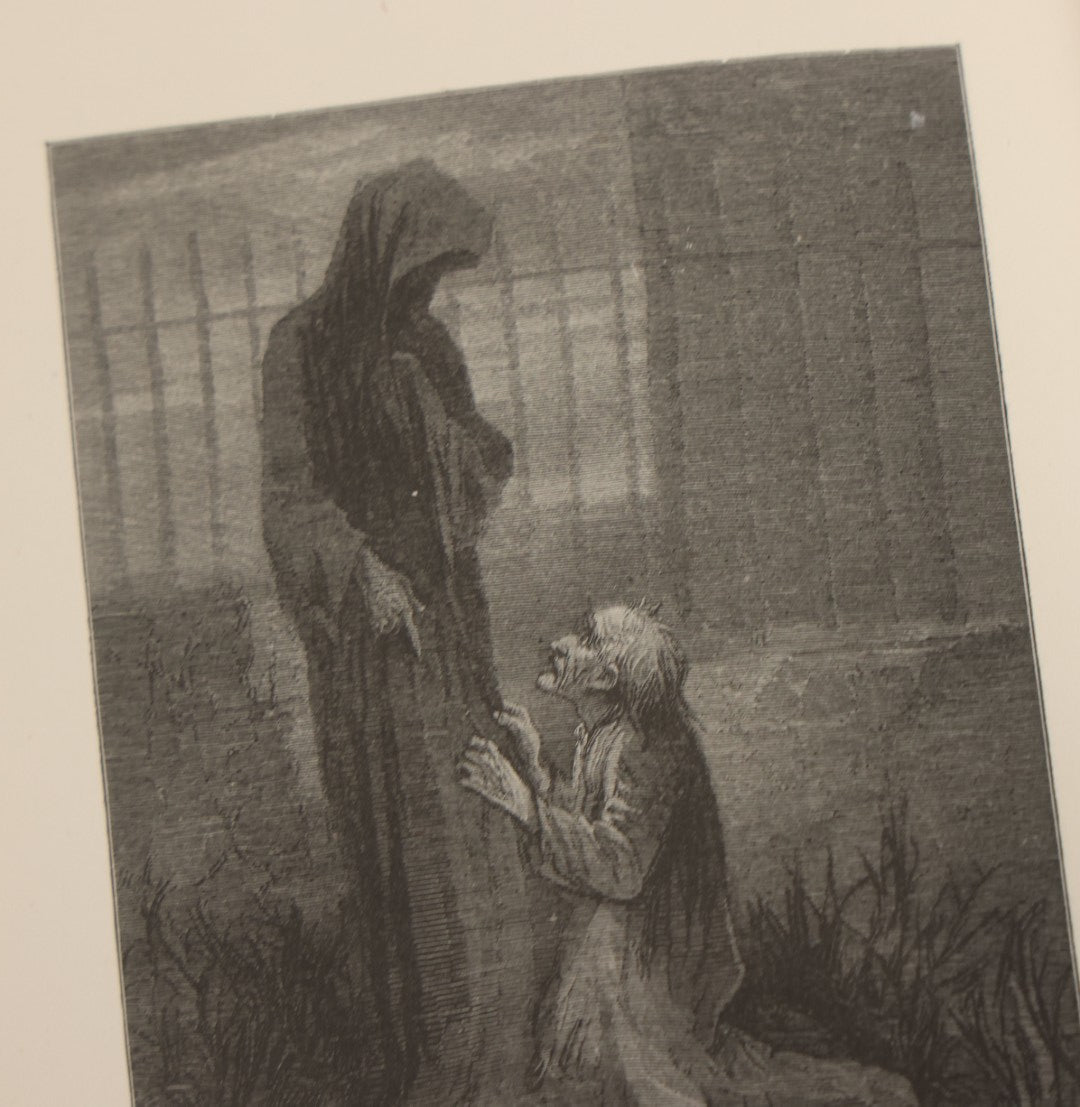 Lot 138 - "A Christmas Carol In Prose, Being A Ghost Story Of Christmas" Antique Illustrated Book By Charles Dickens, With Engravings By A.E.S. Anthony After The Drawings By S. Eytinge, Jr., Fields, Osgood, & Co. Publishers, Boston 1869