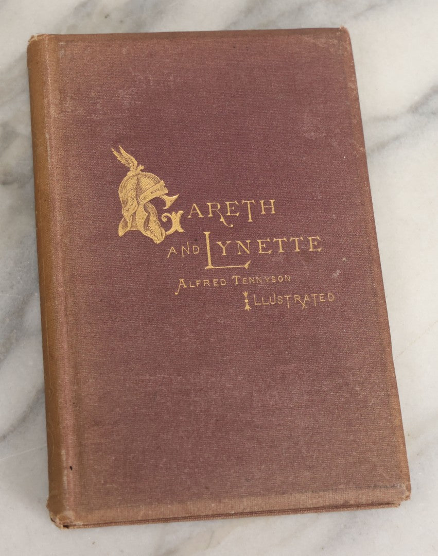 Lot 142 - "Gareth And Lynette" Antique Illustrated Poetry Book By Alfred Tennyson, James R. Osgood And Company, Publishers, Boston, 1872, Author's Edition