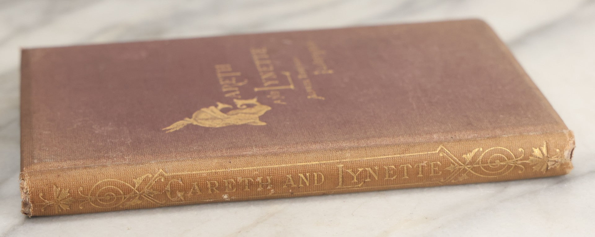 Lot 142 - "Gareth And Lynette" Antique Illustrated Poetry Book By Alfred Tennyson, James R. Osgood And Company, Publishers, Boston, 1872, Author's Edition