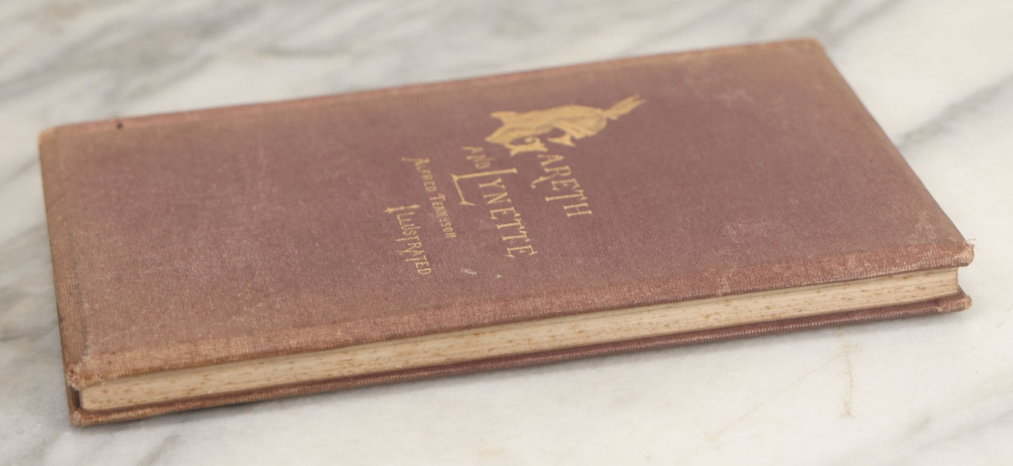 Lot 142 - "Gareth And Lynette" Antique Illustrated Poetry Book By Alfred Tennyson, James R. Osgood And Company, Publishers, Boston, 1872, Author's Edition