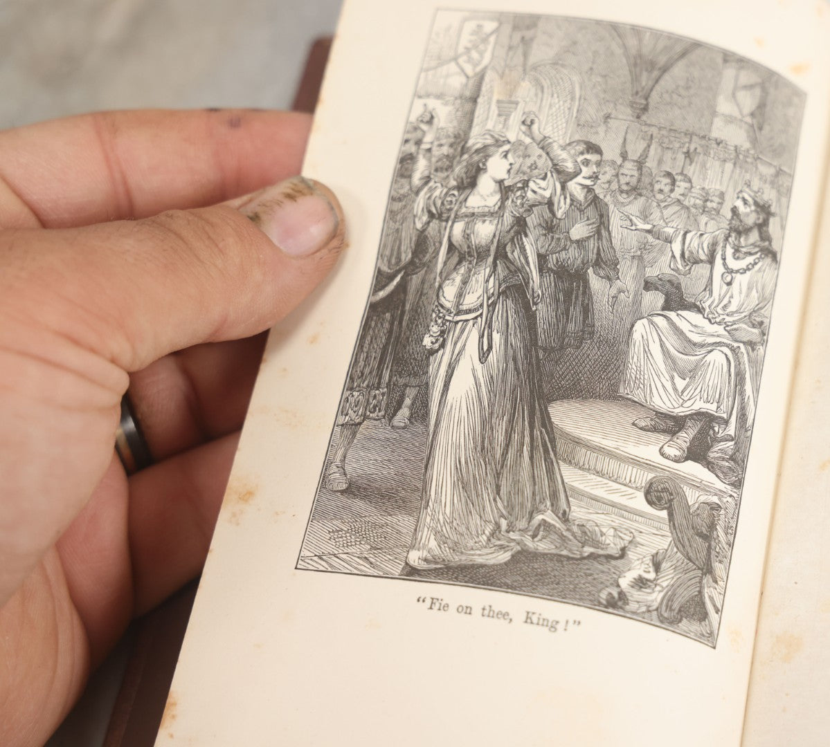 Lot 142 - "Gareth And Lynette" Antique Illustrated Poetry Book By Alfred Tennyson, James R. Osgood And Company, Publishers, Boston, 1872, Author's Edition