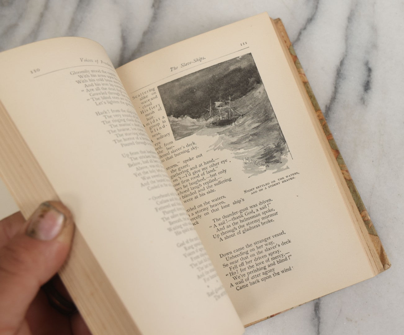 Lot 144 - "Poems" Antique Poetry Book By John G. Whittier, Vignet Edition, With 100 Illustrations By William A. Mccullough, Frederick A. Stokes Company, Publishers, New York, 1893