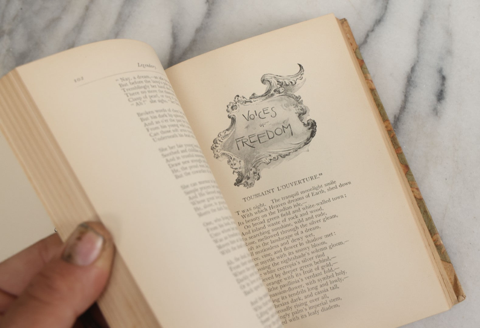 Lot 144 - "Poems" Antique Poetry Book By John G. Whittier, Vignet Edition, With 100 Illustrations By William A. Mccullough, Frederick A. Stokes Company, Publishers, New York, 1893