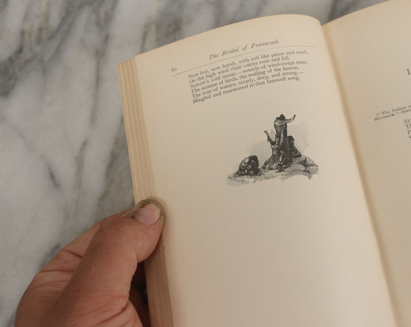 Lot 144 - "Poems" Antique Poetry Book By John G. Whittier, Vignet Edition, With 100 Illustrations By William A. Mccullough, Frederick A. Stokes Company, Publishers, New York, 1893