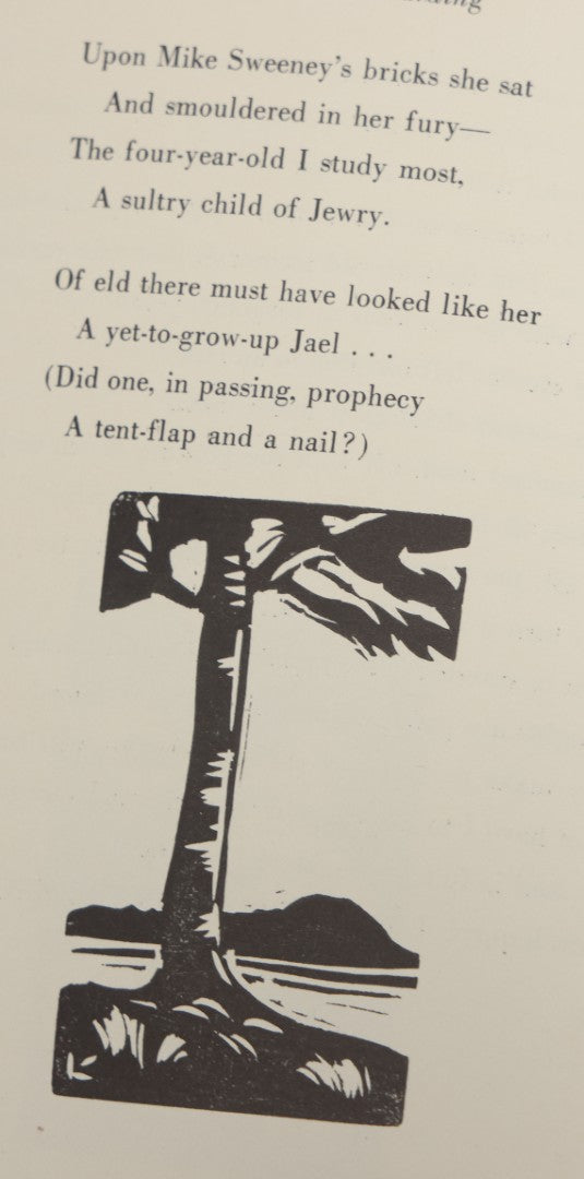 Lot 145 - "Galaxy, An Anthology" Vintage Esoteric Poetry Book Compiled By Beatrix Reynolds And James Gabelle, Illustrated With Linoleum Cuts By Leander Leitner Signed By Gabelle, The Gayren Press, Publishers, Ridgewood, New Jersey, 1934