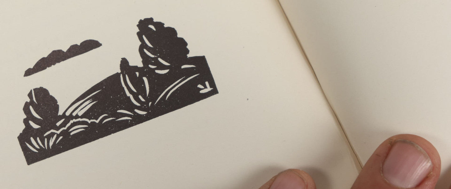 Lot 145 - "Galaxy, An Anthology" Vintage Esoteric Poetry Book Compiled By Beatrix Reynolds And James Gabelle, Illustrated With Linoleum Cuts By Leander Leitner Signed By Gabelle, The Gayren Press, Publishers, Ridgewood, New Jersey, 1934
