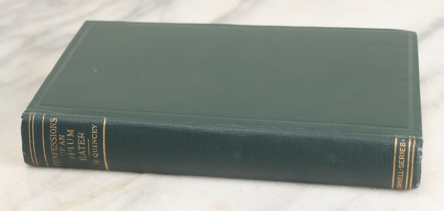 Lot 148 - "Confessions Of An English Opium-Eater And Selected Essays" Antique Late Edition Book By Thomas De Quincey, A.L. Burt Company, Publishers, New York, Circa 1900
