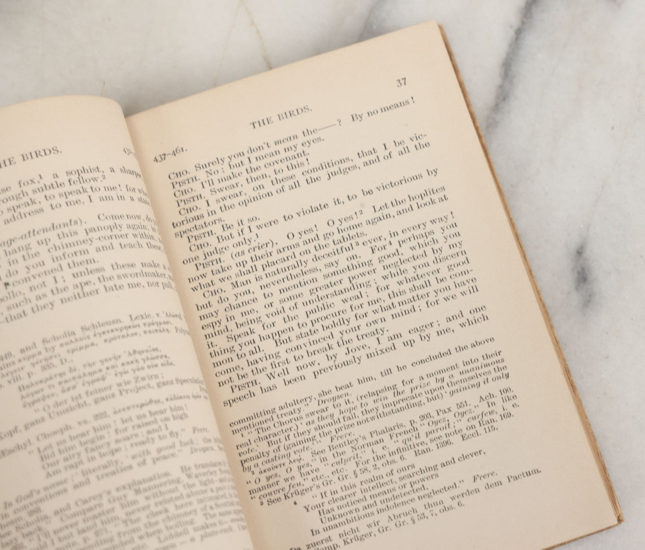 Lot 150 - "Aristophanes' Birds Frogs And Clouds" Antique Book Translated With Notes By William James Hickie With An Introduction By Edward Brooks, Jr., David Mckay, Publisher, Philadelphia, 1899