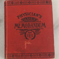 Lot 153 - "Physicians Daily Memorandum For 1911" Antique Doctor's Notebook And Calendar With Handwritten Notes, Advertisement For Pepto-Mangan, Compliments Of M.J. Breitenbach Company, New York City