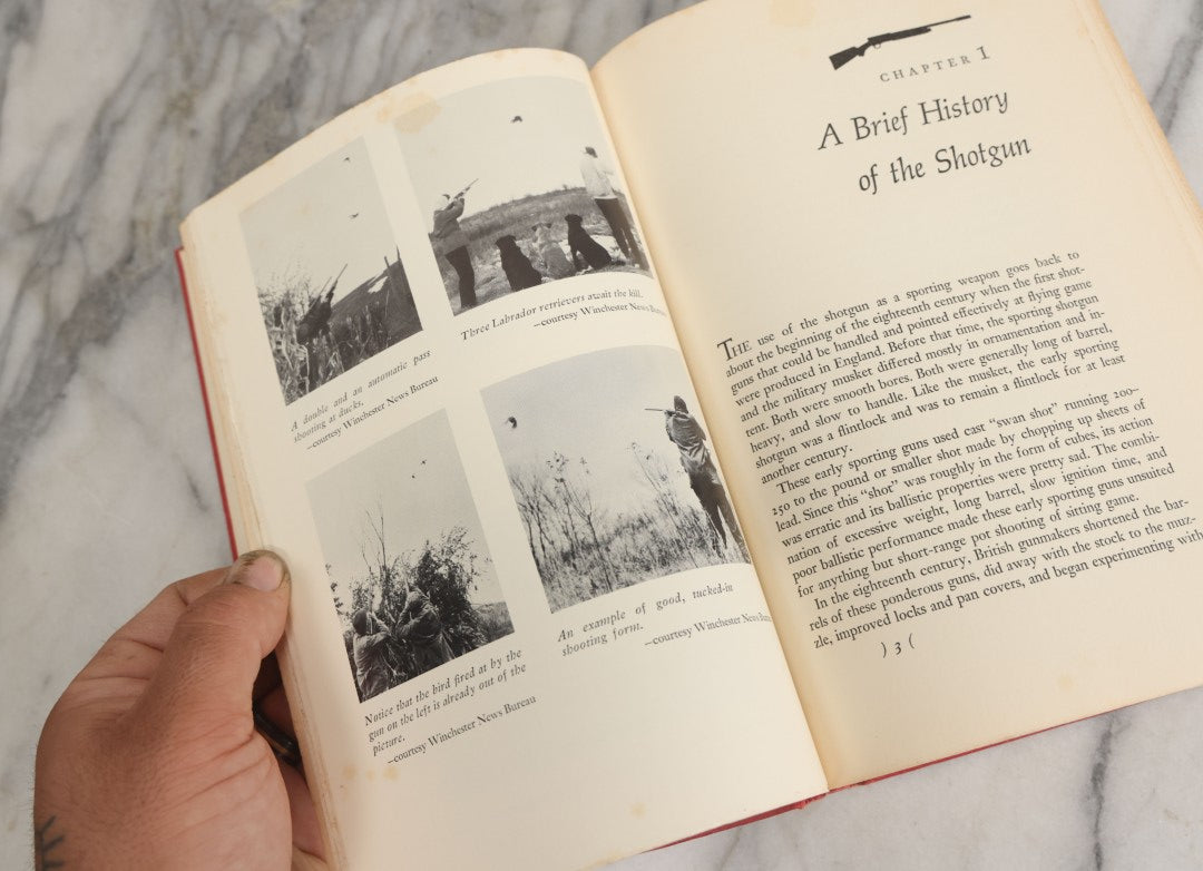 Lot 156 - Pair Of Vintage Books "The Shotgun Book" First Edition, 1965, And "The Rifle Book" Second Edition, 1964, By Jack O'Connor, Alfred A. Knopf, Publisher, New York, Both With Photographs And Illustrations