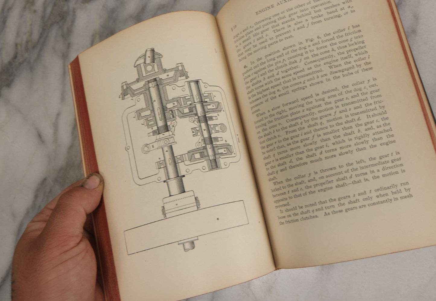 Lot 161 - "International Library Of Technology: Carburetors, Electric Ignition Devices, Automobile And Marine Engine Auxiliaries, [Etc.]" Antique Book With Technical Illustrations And More, Copyright 1907 By International Textbook Company, Scranton