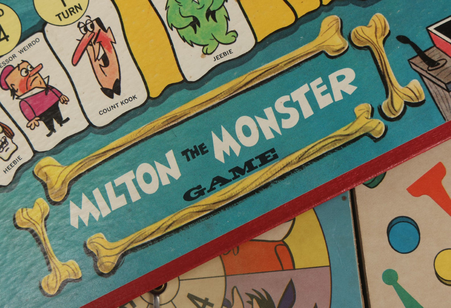 Lot 163 - Vintage "Milton The Monster Game" Board Game By Milton Bradley Company, No. 4644, Springfield, Massachusetts, Copyright 1966, With Board And Game Pieces