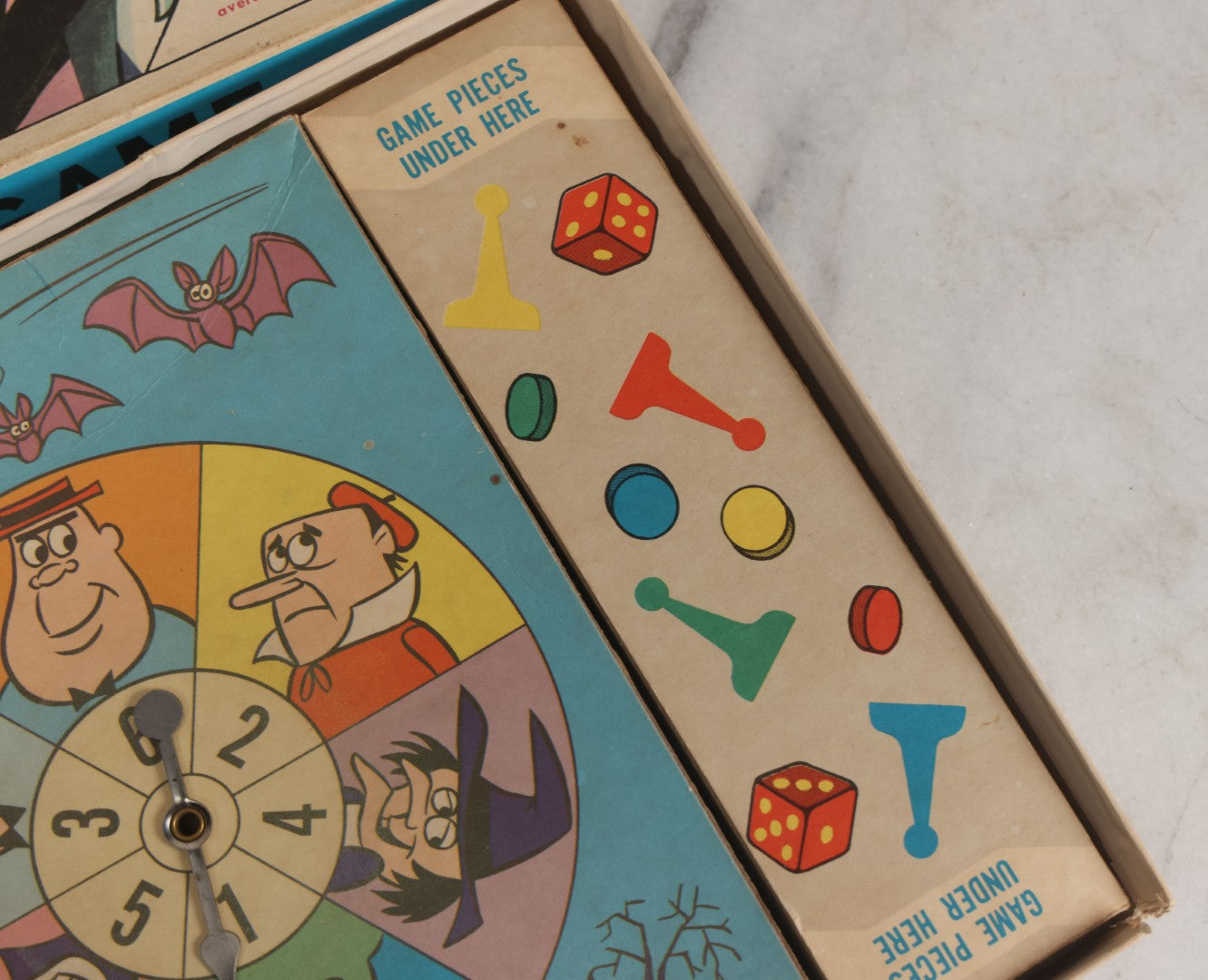 Lot 163 - Vintage "Milton The Monster Game" Board Game By Milton Bradley Company, No. 4644, Springfield, Massachusetts, Copyright 1966, With Board And Game Pieces