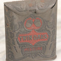 Lot 018 - Vintage Pressed Tin Twin Oaks Smoking Tobacco Mixture Pocket Box With Remnants Of Original Paint