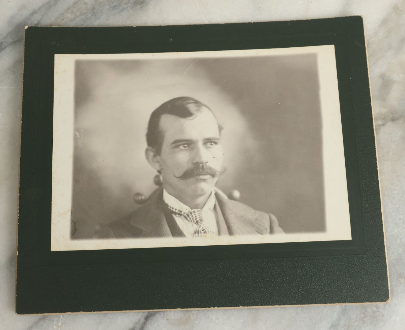 Lot 085 - Grouping Of Ten Antique Boarded Cabinet Card And C.D.V. Photographs Of Men With A Diverse Array Of Mustaches