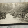 Lot 095 - Antique Real Photo Postcard R.P.P.C. Of Fisherman Fishing In A Raging River