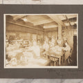 Lot 082 - Antique Boarded Occupational Photograph Of Women Office Workers In Office Of C.A. Grossework