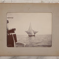 Lot 098 - Antique Photograph In Paper Slip Frame Of Lateen-Rigged Sailing Vessel, Possibly A Dhow (Indian Ocean Region Coastal Trading Ship)