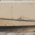 Lot 099 - Vintage Boarded "Yardlong" Photograph Of U.S.S. Matsonia And Her Crew, Holladay Photo, Newport News, Virginia