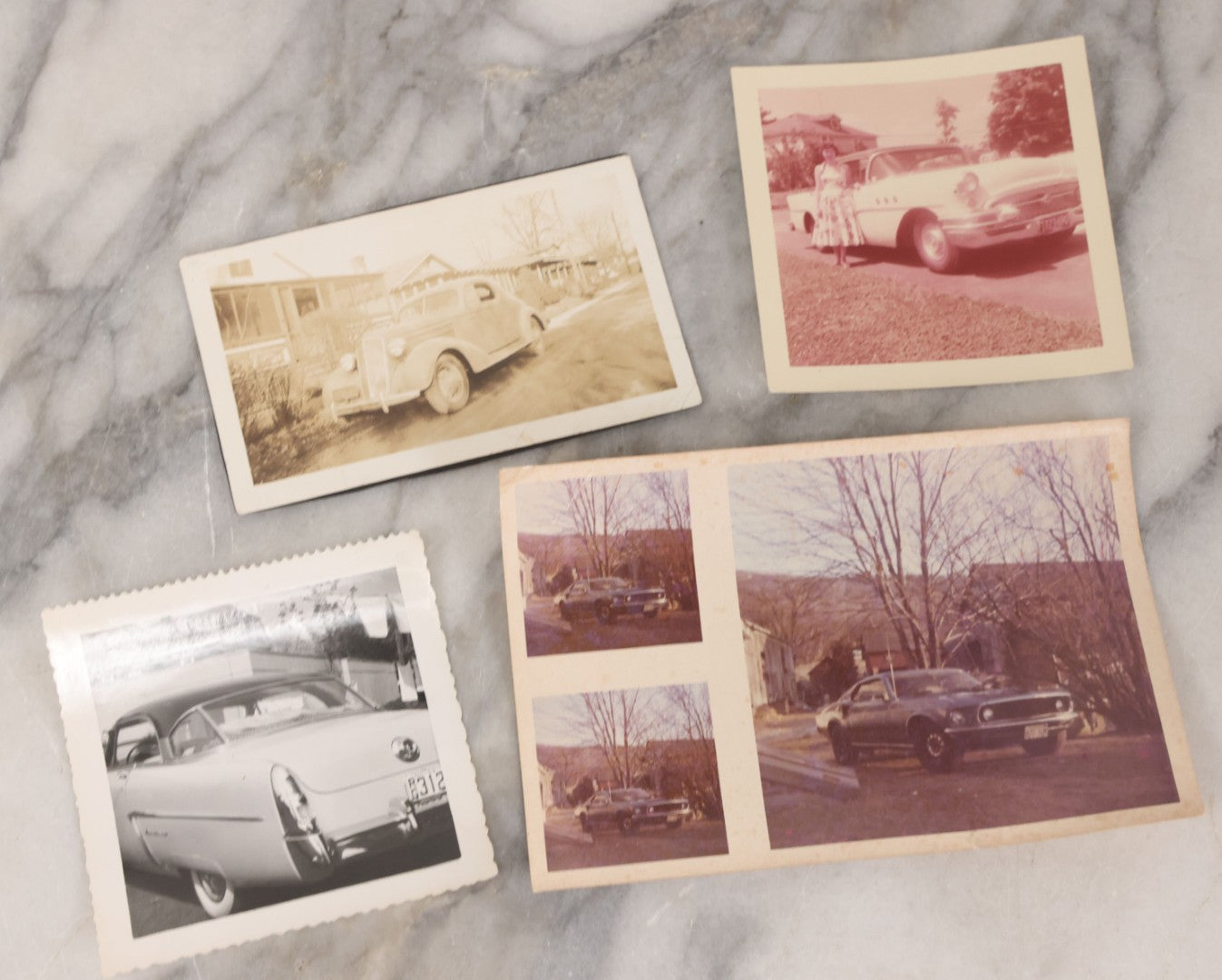 Lot 138 - Grouping Of 35 Vintage Snapshots Of People Posing With Cars And Automobiles From All Eras Of The 20th Century, 1920 to 1980