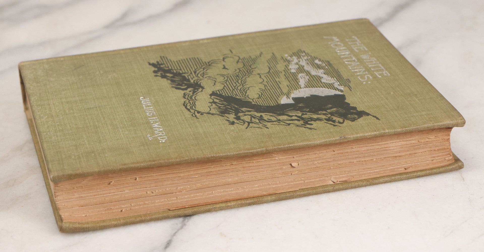 Lot 143 - "The White Mountains, A Guide To Their Interpretation" Antique Book On New Hampshire's Mountains By Julius H. Ward, Second Edition, Illustrated With Photographs, Houghton Mifflin & Company, Publishers, Boston And New York, 1896