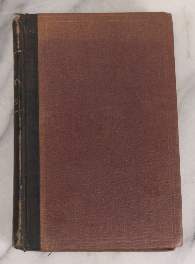 Lot 145 - "A Smaller School History Of The United States, From The Discovery Of America To The Year 1877" Antique Book By David B. Scott, With Maps And Engravings, Harper & Brothers, Publishers, New York, 1883, With Marbled Foredge