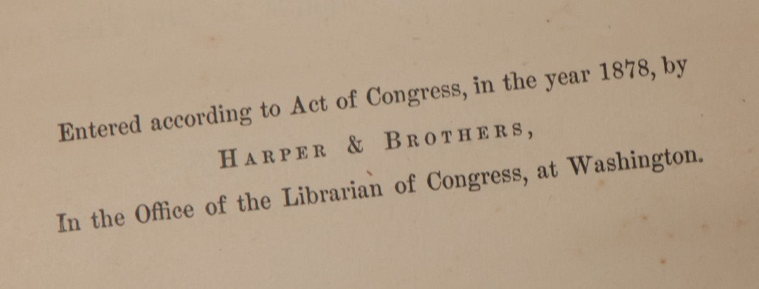 Lot 145 - "A Smaller School History Of The United States, From The Discovery Of America To The Year 1877" Antique Book By David B. Scott, With Maps And Engravings, Harper & Brothers, Publishers, New York, 1883, With Marbled Foredge