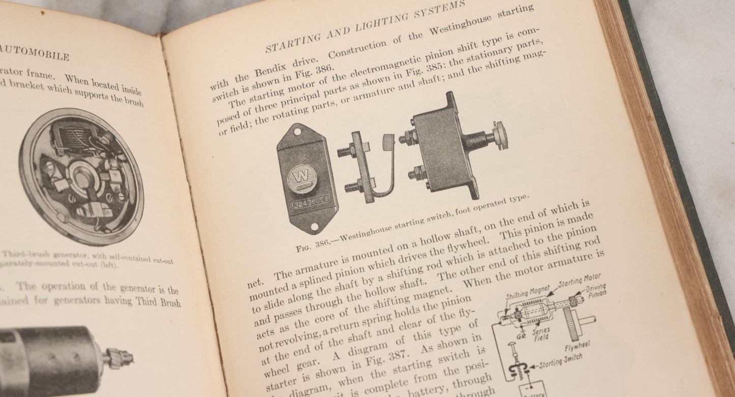 Lot 146 - "The Gasoline Automobile" Antique Engineering Education Series Book By George W. Hobbs And Ben G. Elliott, Second Edition, Illustrated, Mcgraw-Hill Book Company, Inc., Publishers, New York, 1922