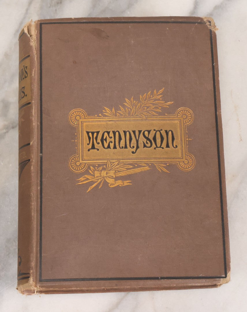 Lot 152 - "The Poetical Works Of Alfred Tennyson, Poet Laureat" Antique Poetry Book, Complete Edition, Illustrated By Gustave Dore And Others, The Manhattan Printing And Publishing Co., New York, 1879