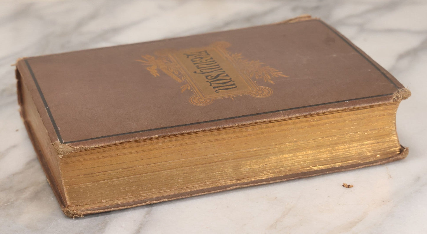Lot 152 - "The Poetical Works Of Alfred Tennyson, Poet Laureat" Antique Poetry Book, Complete Edition, Illustrated By Gustave Dore And Others, The Manhattan Printing And Publishing Co., New York, 1879