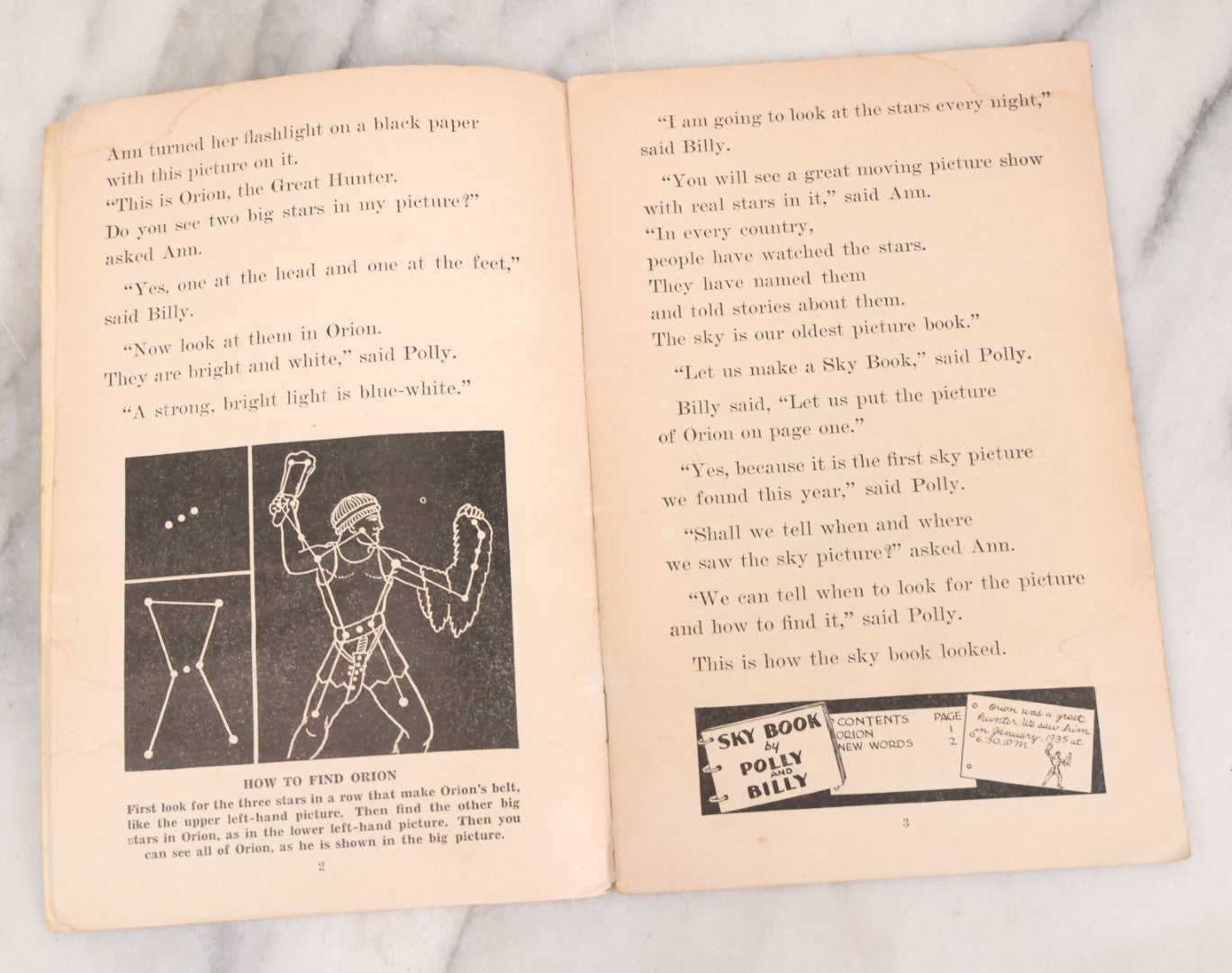 Lot 160 - "Sun Moon And Stars" Vintage Unit Study Booklet No. 254 By Jeanette Smith, Copyright 1935, By The Educational Printing House, Inc. With Illustrations Of Constellations, Moon And More