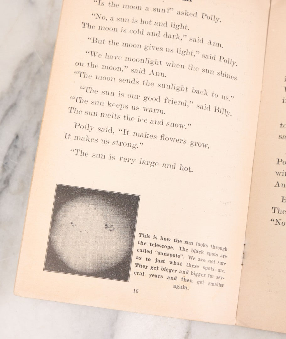 Lot 160 - "Sun Moon And Stars" Vintage Unit Study Booklet No. 254 By Jeanette Smith, Copyright 1935, By The Educational Printing House, Inc. With Illustrations Of Constellations, Moon And More