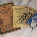 Lot 162 - Grouping Of Four Vintage And Antique Booklets Including Humphrey's Manual Medical Advertising Booklet, Army Song Book, The Forestry Primer For 1926, And Framingham Massachusetts Street Guide, 1942