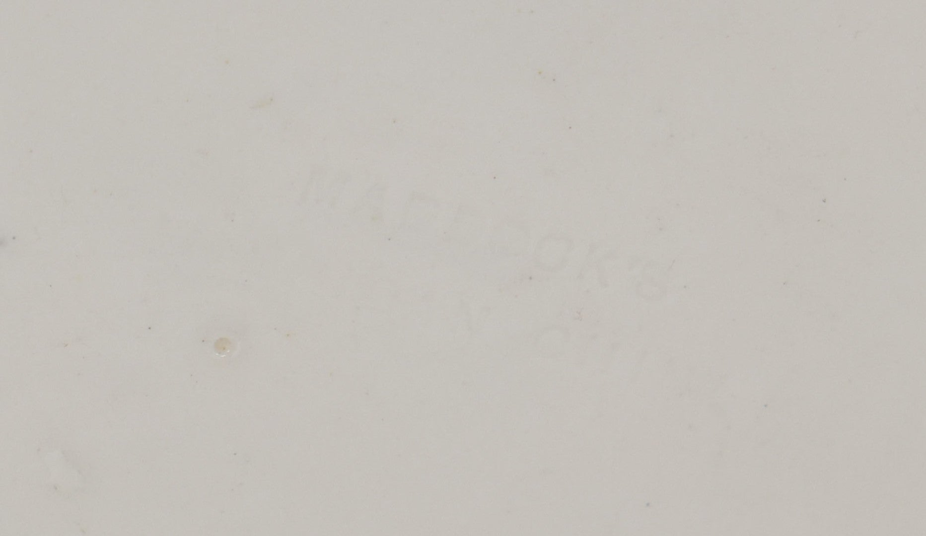Lot 026 - Antique Porcelein Dinner Plate From U.S. Naval Hospital With Anchor Motif And Insignia, Manufactured By Maddock's American China, 9-1/2" Diameter