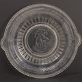 Lot 030 - Antique Early American Pattern Glass E.A.P.G. Cupid And Venus Plate Platter By Richards & Hartley Glass Company, Circa 1880