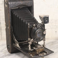 Lot 044 - Antique No. 3-A Folding Pocket Kodak Model C Camera Manufactured By Eastman Kodak Co., Rochester, New York, With Cooke Lens Manufactured By Taylor Taylor & Hobson, Limited, Last Patent Date October 19, 1909, Note Camera Has Musty Smell