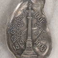 Lot 031 - Vintage Odd Fellows I.O.O.F. Sovereign Grand Lodge 1819 Commemorative Oyster-Shaped Badge With Monument, September 21-26, 1903
