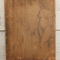 Lot 056 - Vintage Folk Art Nude Study Pencil Sketch Of A Man And A Woman On Wood Panel With Breadboard Ends, 12" W x 17-1/2" H