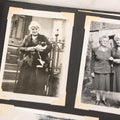 Lot 072 - Vintage Snapshot Photo Album With 80+ Photographs, Including Photos Of Europe, Naval Submarines And Battleships, Figural Topiary Sculpture Shrub Garden, Old Stone Houses, Pets And More, Many Loose Photos