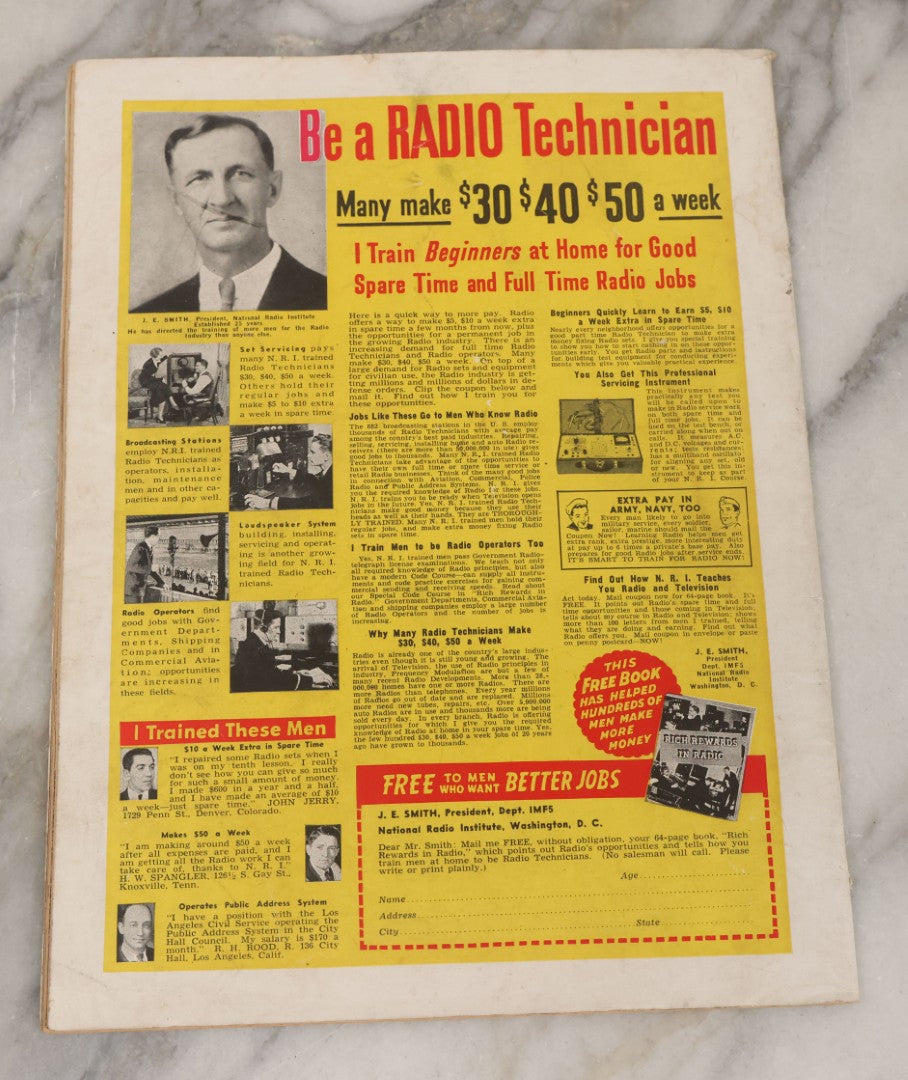 Lot 101 - Grouping Of Five Vintage Entertainment And Novelty Magazines Including Film Fun (Nov 1941), New Movie Magazine (Jan 1930), True Crime (Mar 1962), And True Detective (Sept 1951 & June 1954)