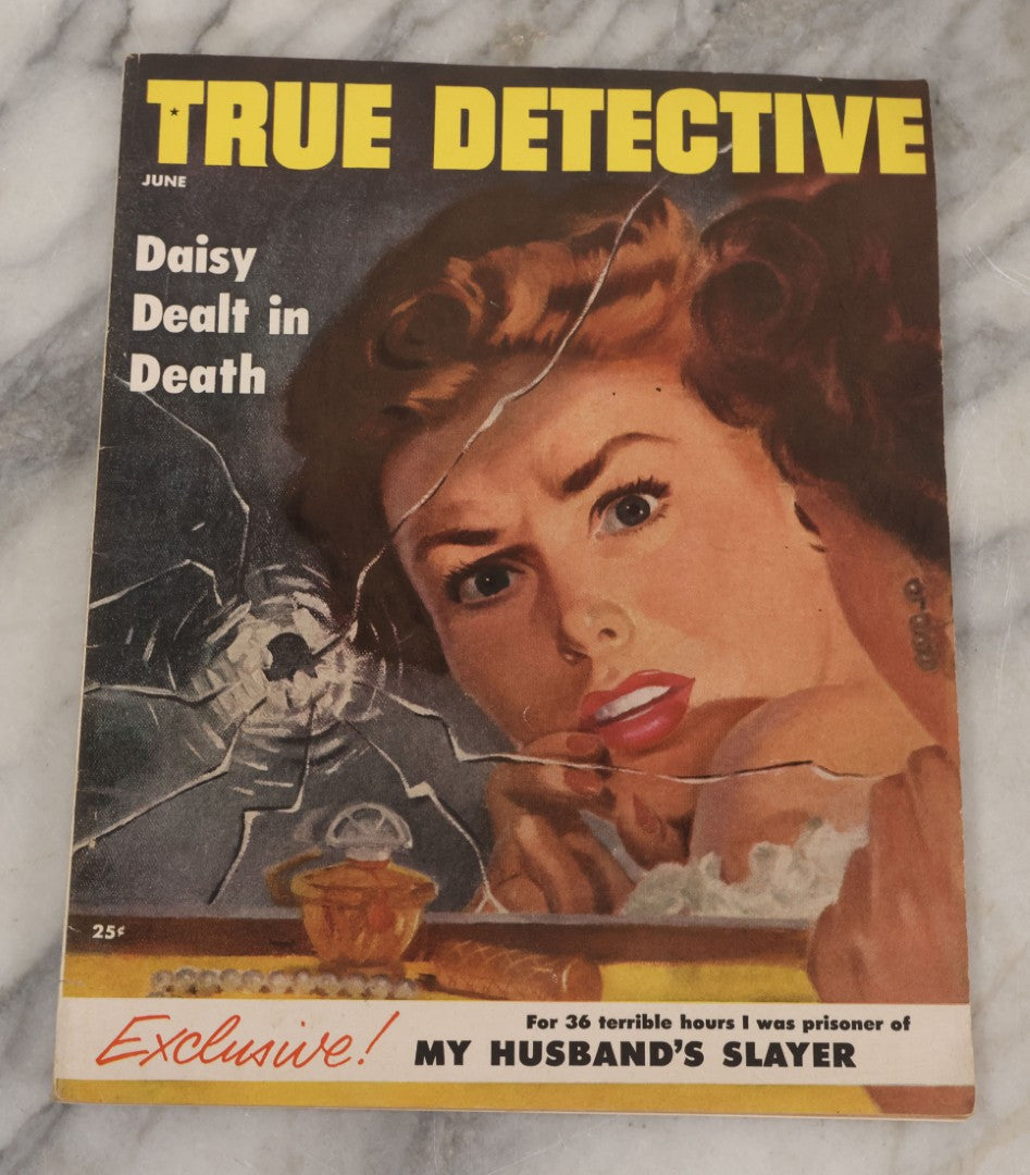 Lot 101 - Grouping Of Five Vintage Entertainment And Novelty Magazines Including Film Fun (Nov 1941), New Movie Magazine (Jan 1930), True Crime (Mar 1962), And True Detective (Sept 1951 & June 1954)