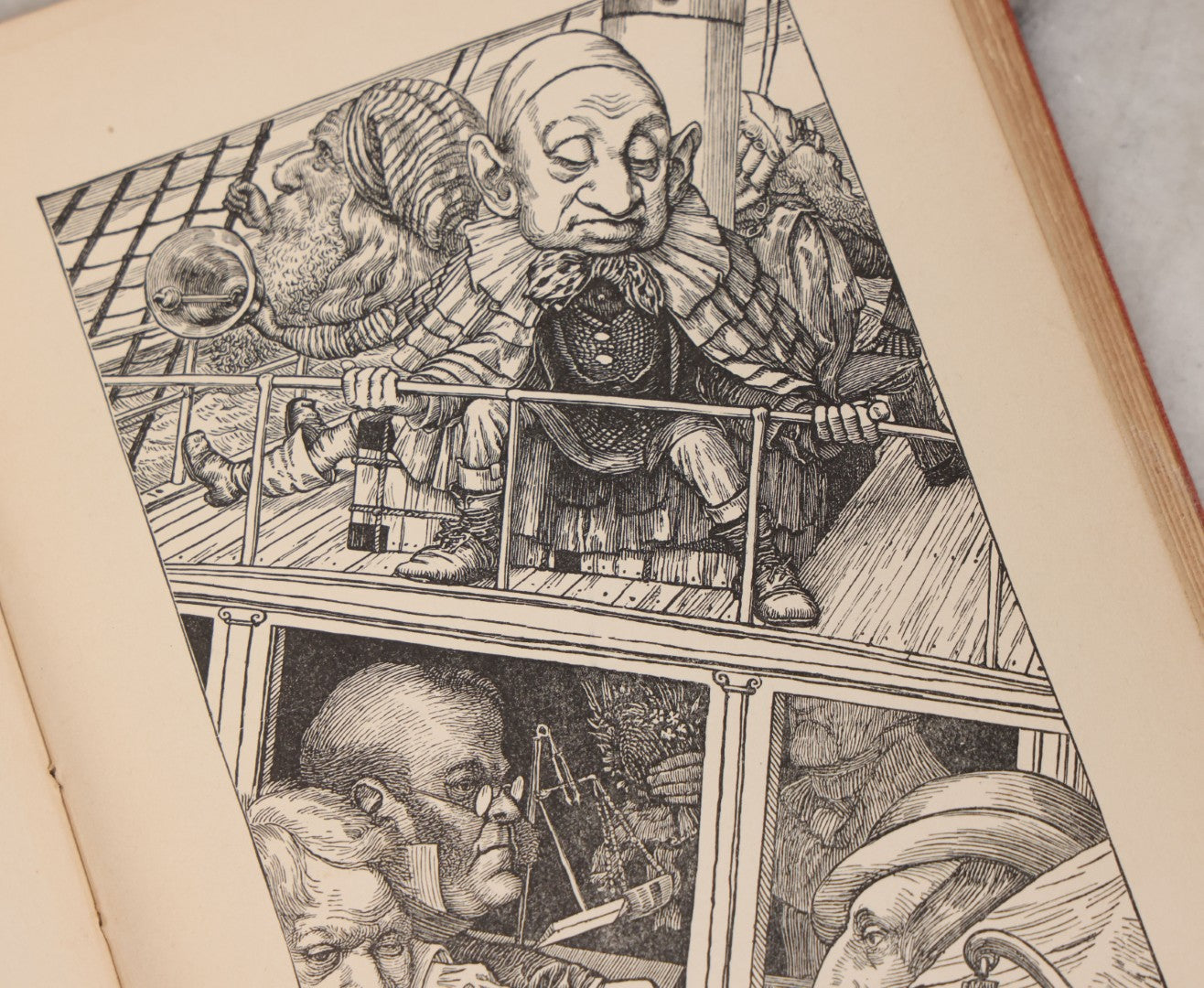 Lot 102 - "The Hunting Of The Snark, An Agony In Eight Fits" Antique Book By Lewis Carroll, Author Of "Alice's Adventures In Wonderland," With Nine Illustrations By Henry Holiday, The Macmillan Company, Publishers, New York, 1908